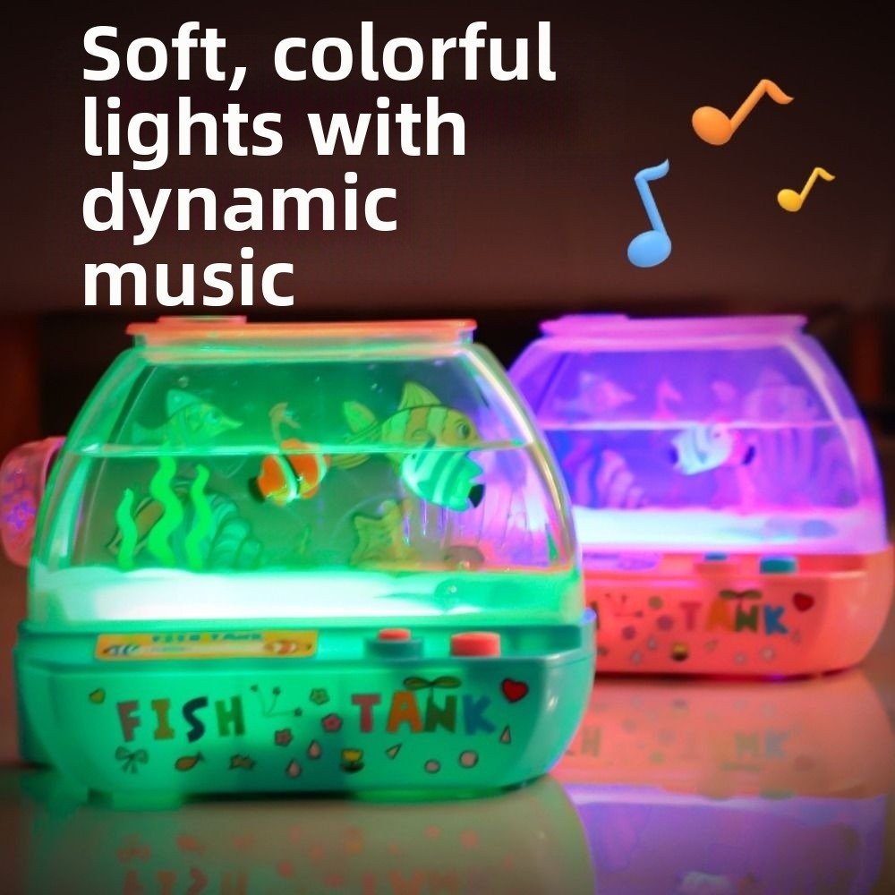 Fish Toy In Aquarium - Creative Artificial Aquarium Toy Cartoon with