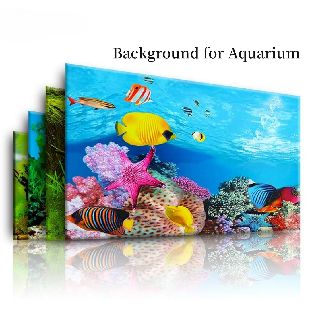 Background Film 3D - Background Aquarium 3D Sticker Poster Decoration