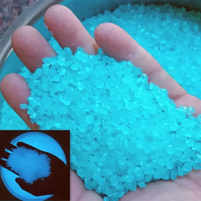 Fish Aquarium Home - 1000pcs 3-5mm Luminous Sand Glow in