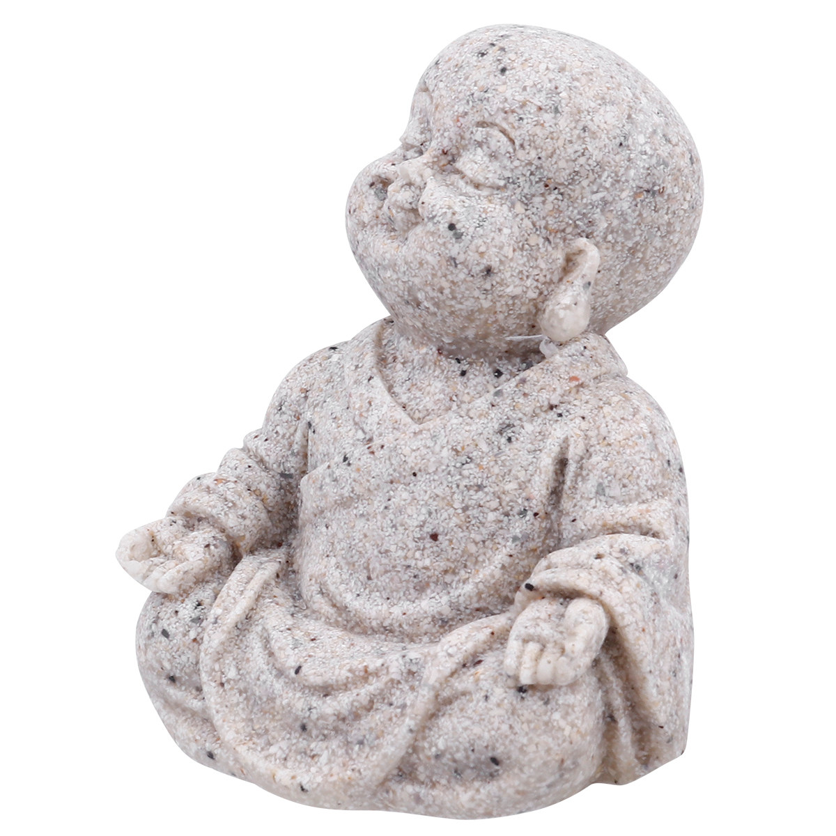 Fish Aquarium Home - 1Pcs Resin Maitreya Buddha Statue Sandstone