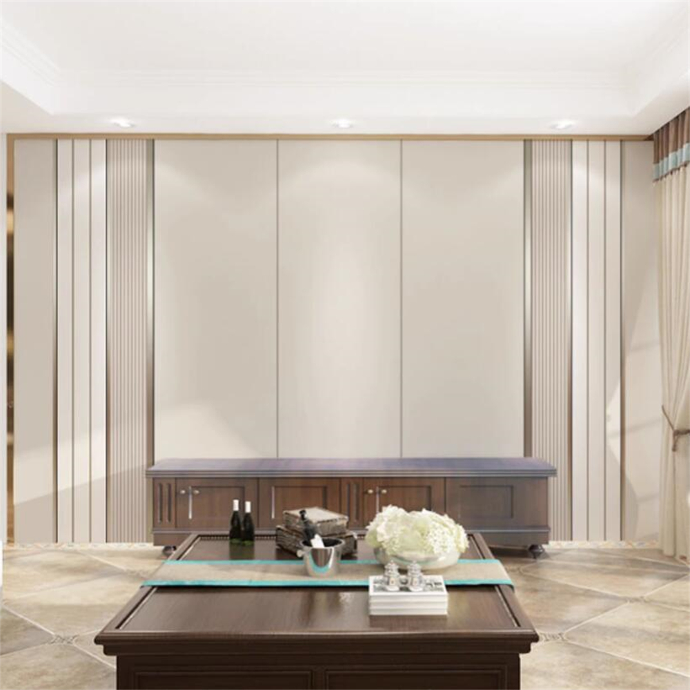 Background Film 3D - custom luxury metal grid line wallpaper