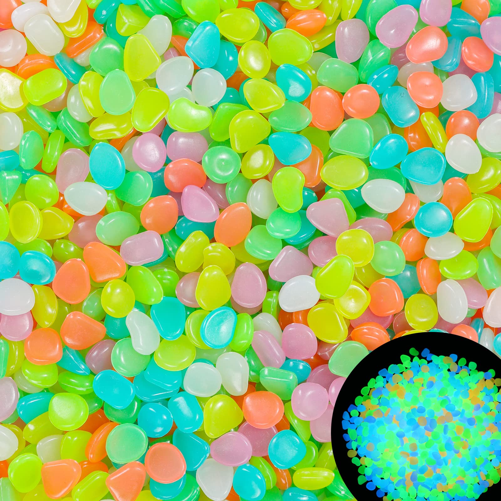 Fish Aquarium Home - 100Pcs Glow in the Dark Garden