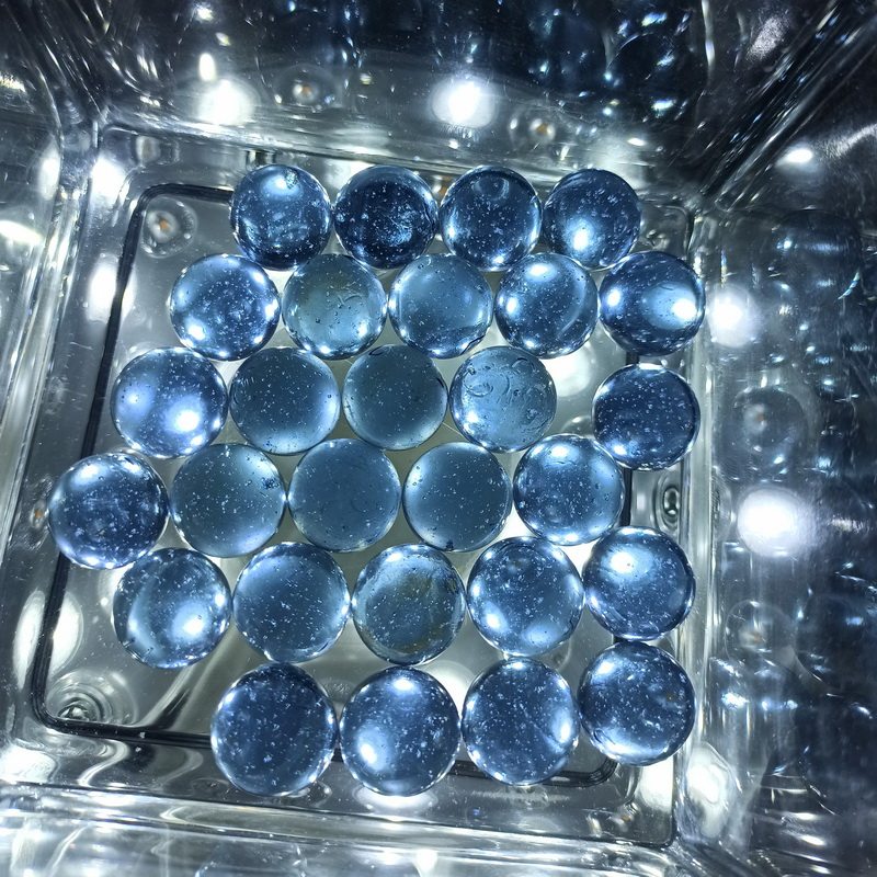 Fish Aquarium Home - Glass Marble 14/16/17mm Colored Glass Beads