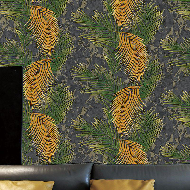 3D Tropical Banana Leaf Wallpa - Background Film 3D ulasan dan harga