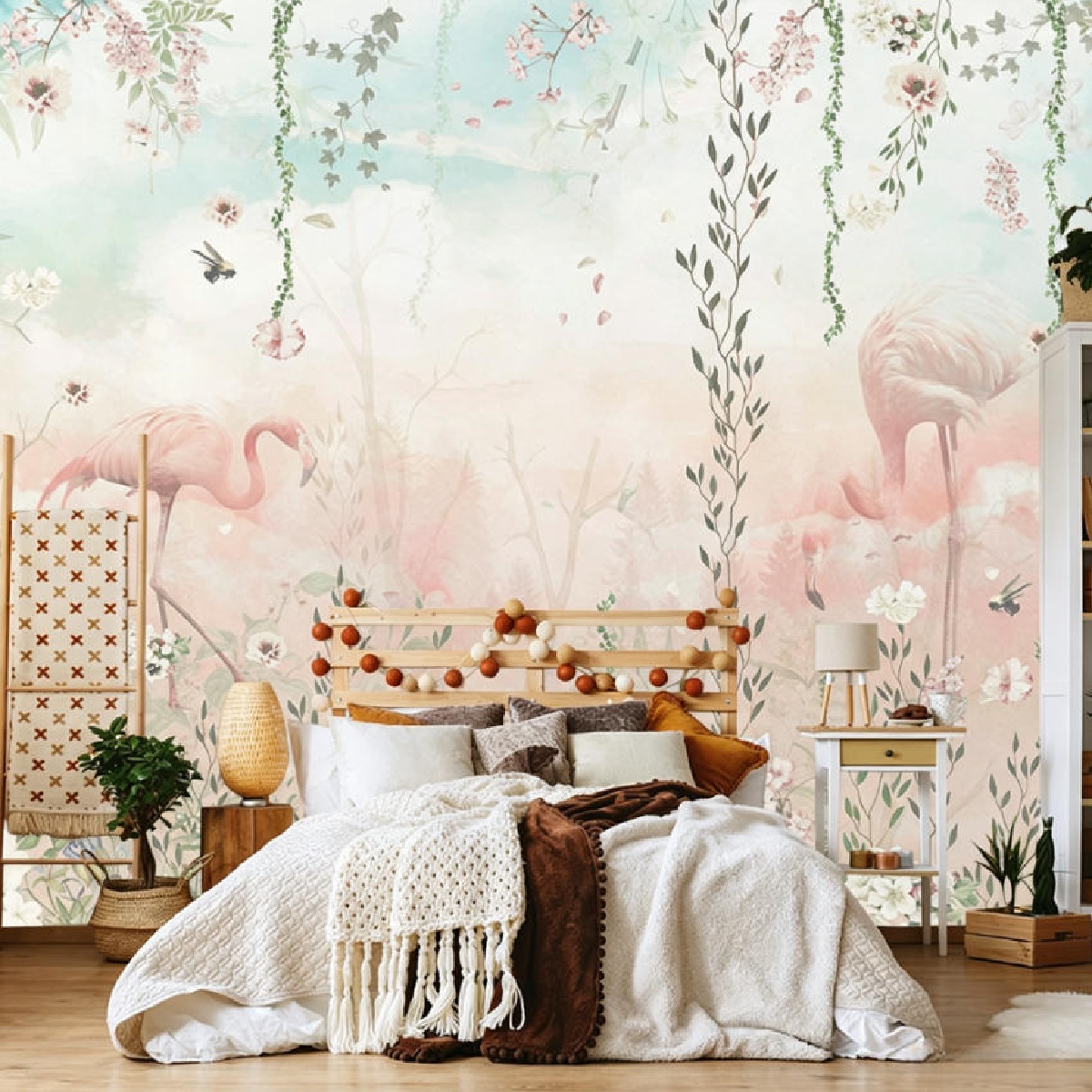 Customized cartoon wallpaper N - Background Film 3D ulasan dan harga