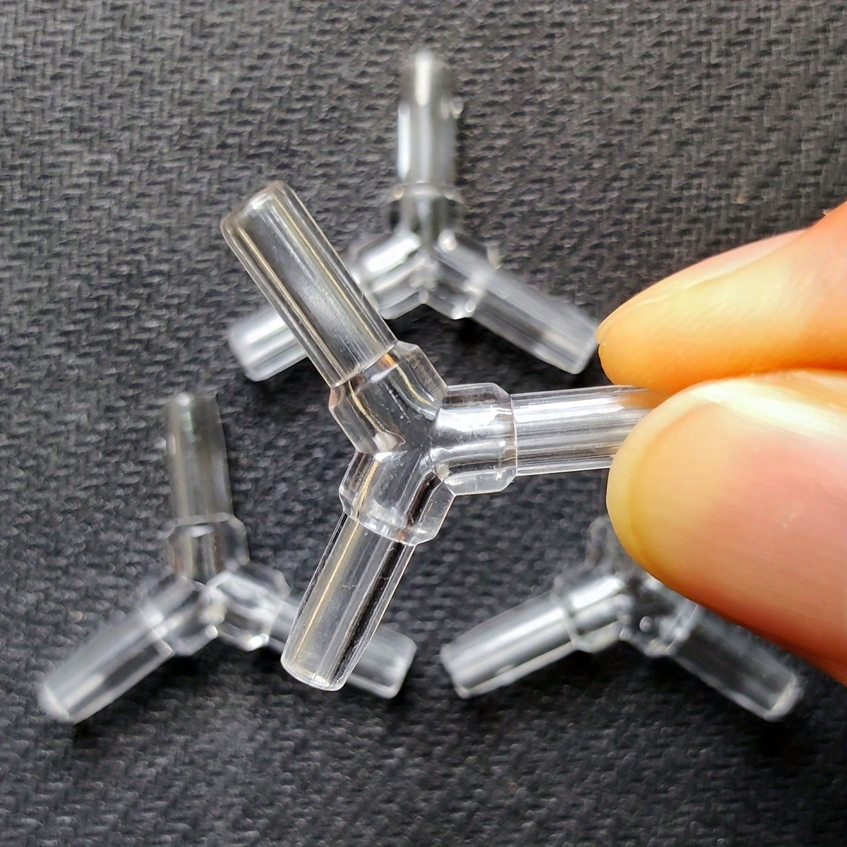 10 Pcs 4mm  Clear Plastic Aqua - Fish Toy In Aquarium ulasan dan harga