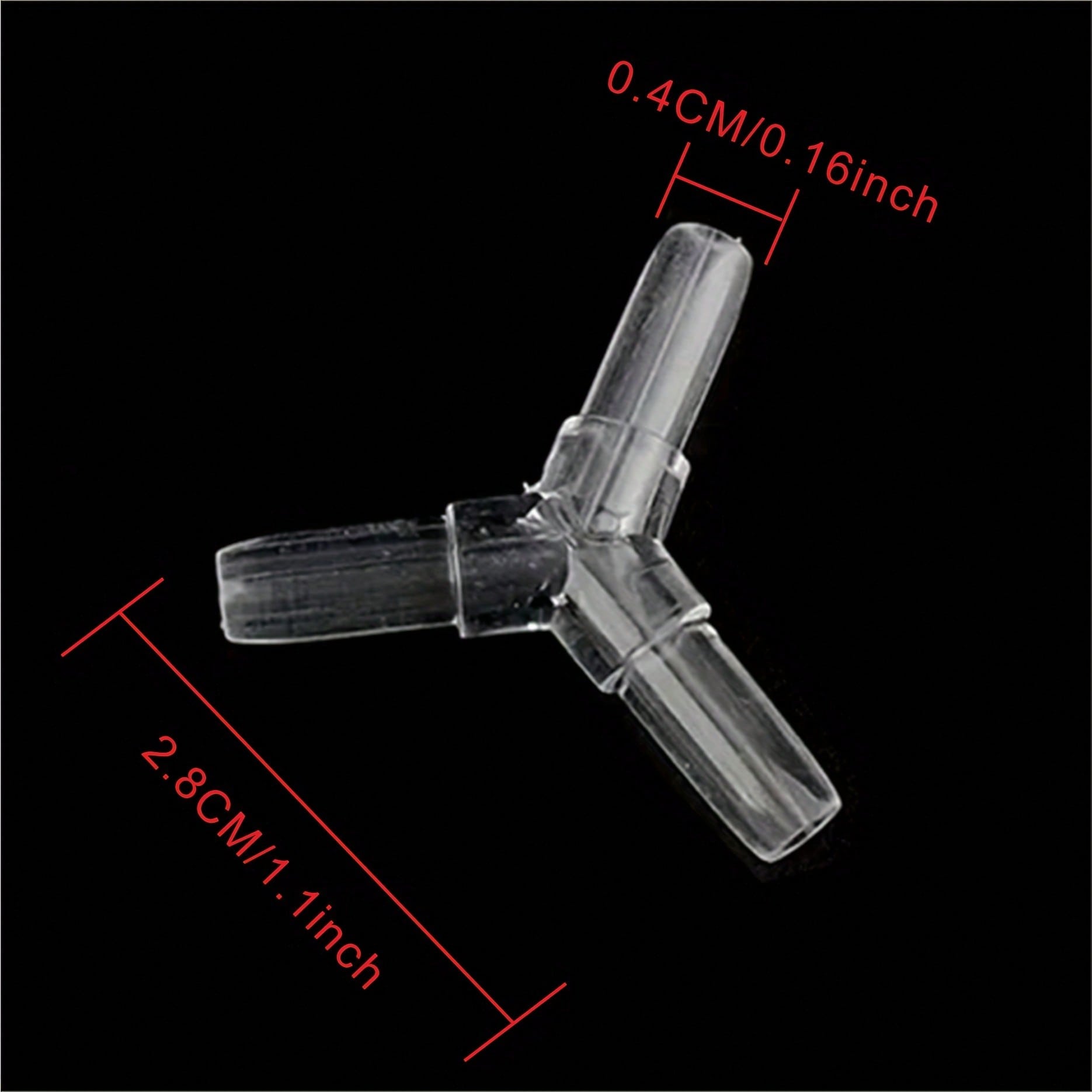 10 Pcs 4mm  Clear Plastic Aqua - Fish Toy In Aquarium ulasan dan harga