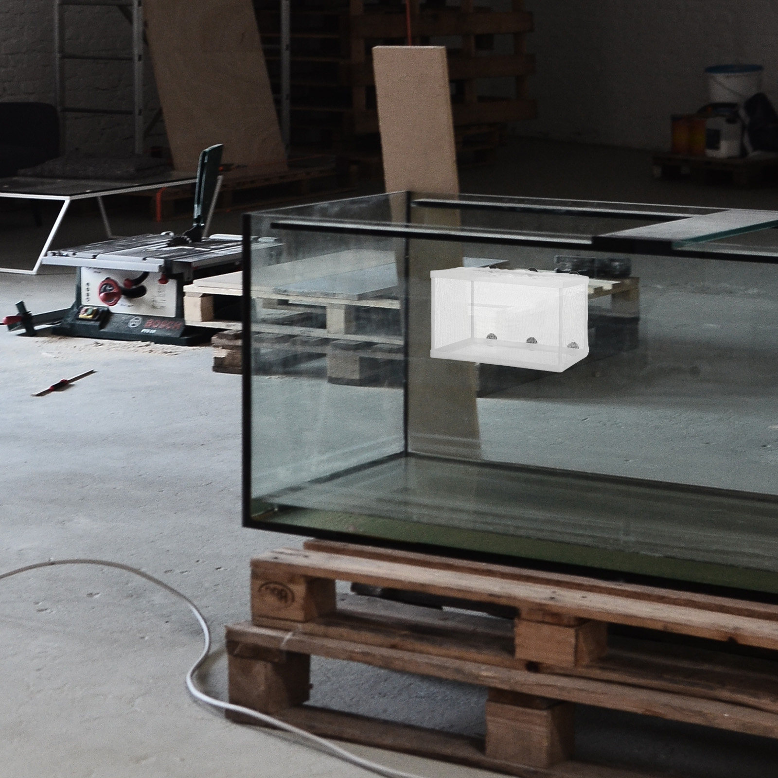 Fish Net Big Size Aquarium Hat - Aquarium Fish Big ulasan dan harga