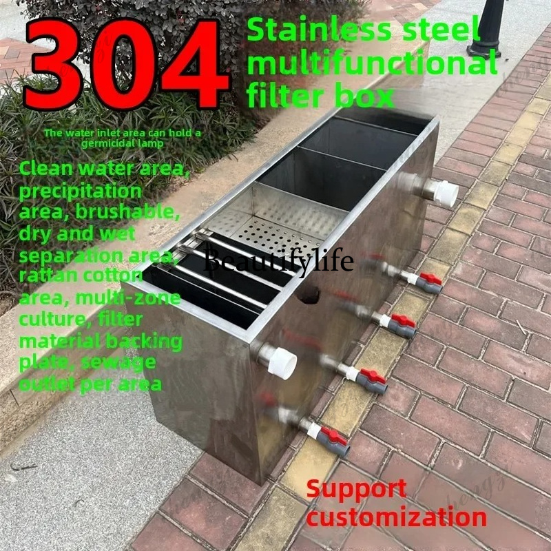 A81  stainless steel multifunc - Fish Tank Filter ulasan dan harga