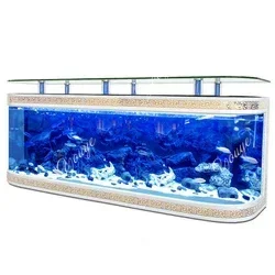 C Z Large Custom Glass Clear L - Aquarium Fish Big ulasan dan harga