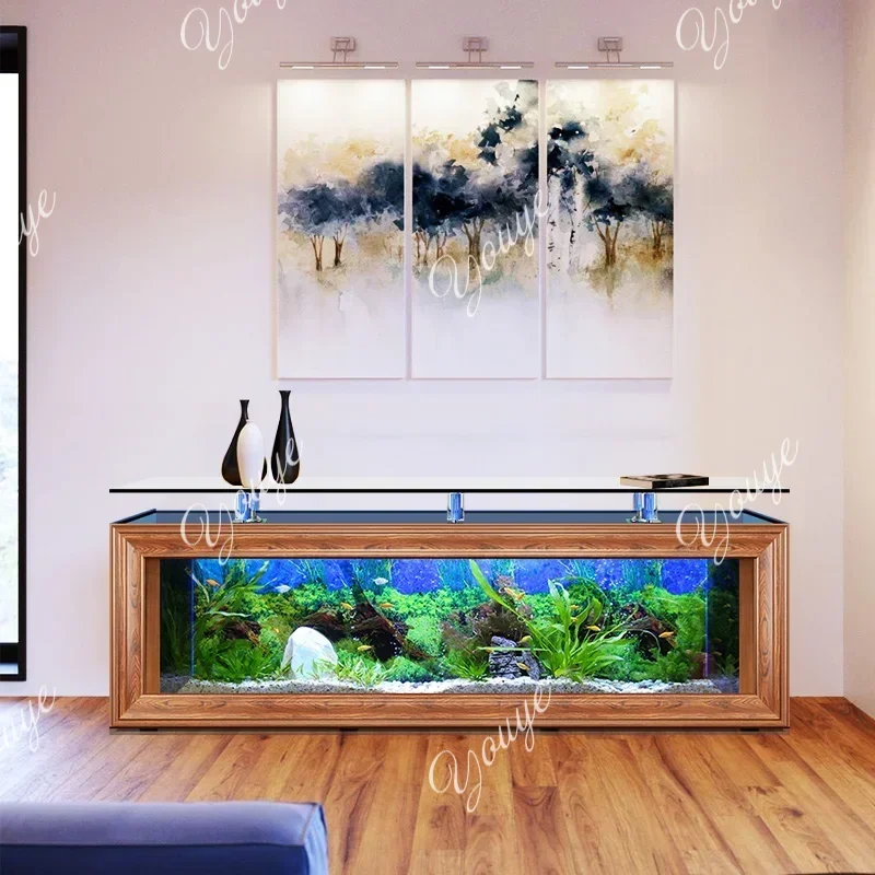 C Z Large Custom Glass Clear L - Aquarium Fish Big ulasan dan harga