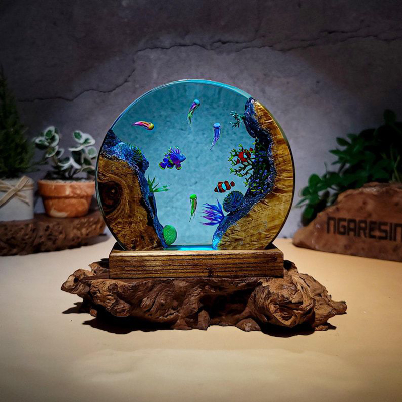 Ocean Aquarium Organism Resin  - Aquarium Fish In ulasan dan harga