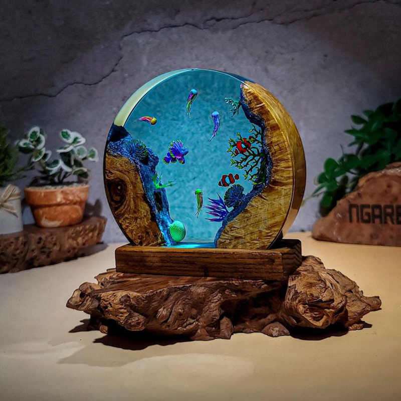 Ocean Aquarium Organism Resin  - Aquarium Fish In ulasan dan harga