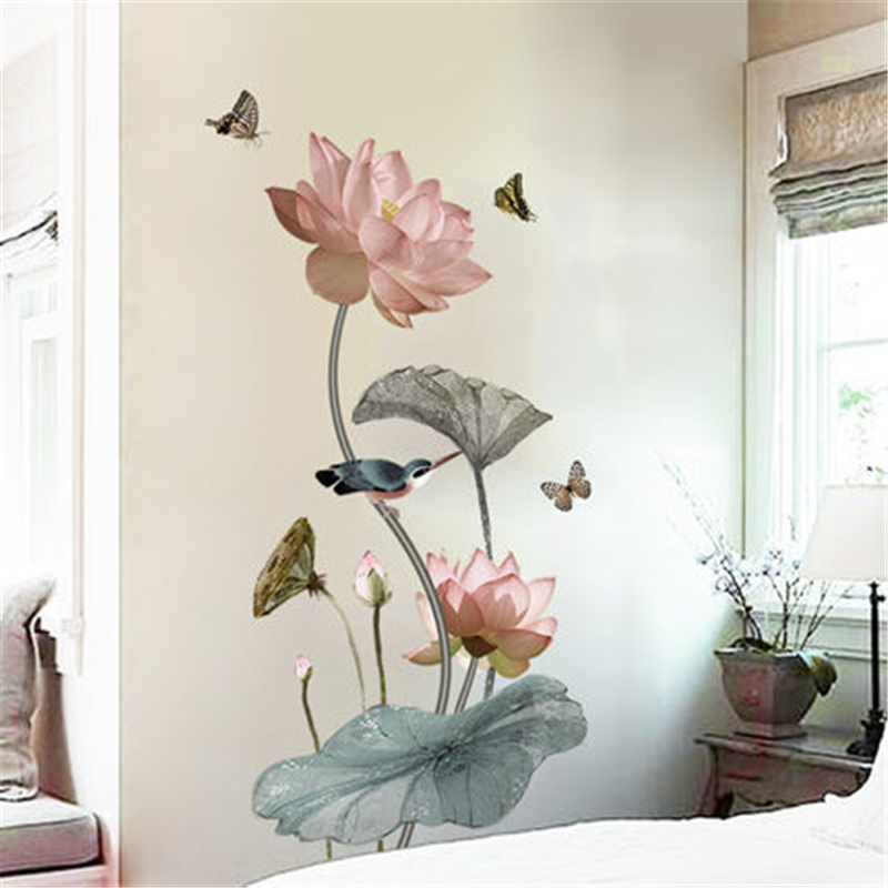 Chinese Style Lotus Flower 3D  - Background Film 3D ulasan dan harga