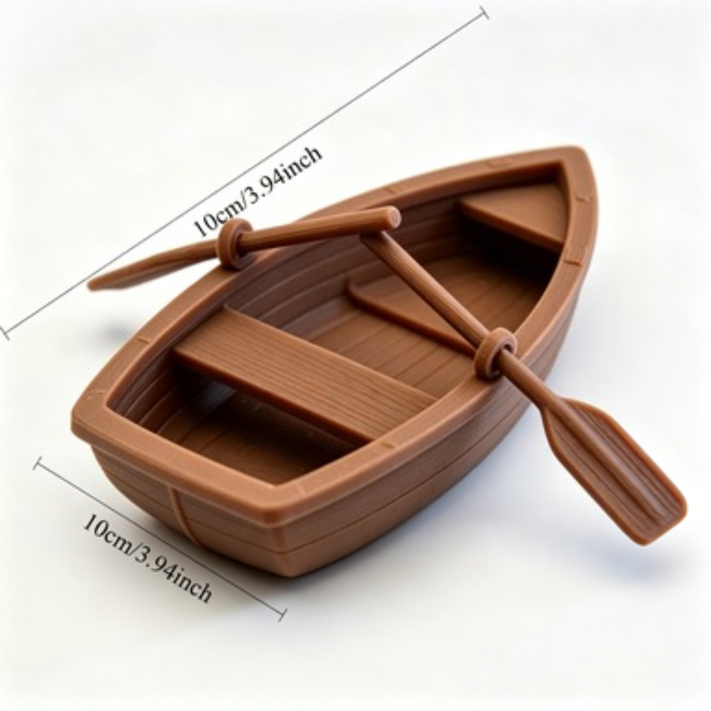 Mini Double Oar Wooden Boat Aq - Aquarium Fish For Sale Online ulasan dan harga
