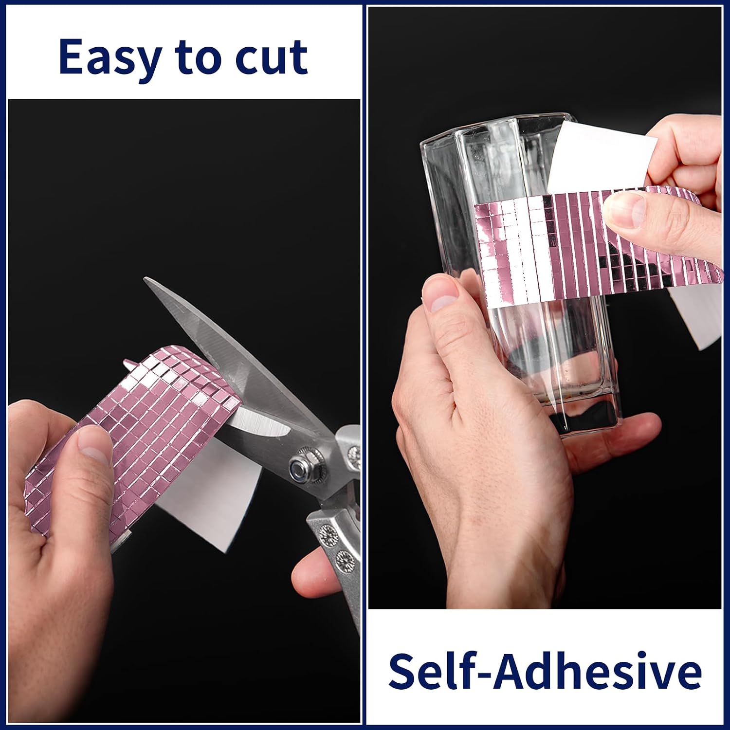 3/510m Creative DIY Glass Mirr - Background Film 3D ulasan dan harga