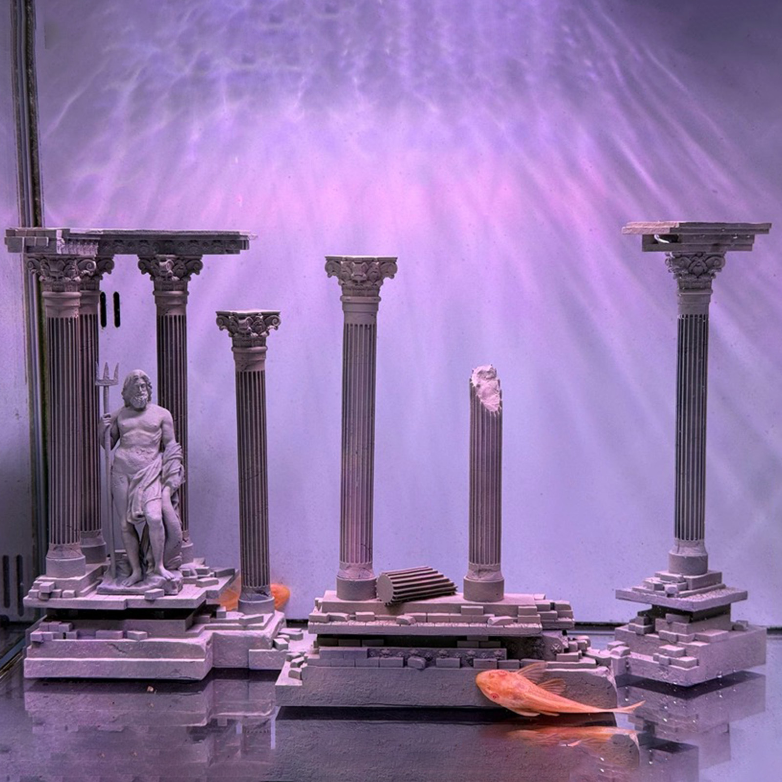 Roman Column Decoration Resin  - Aquarium Fish For Sale Online ulasan dan harga