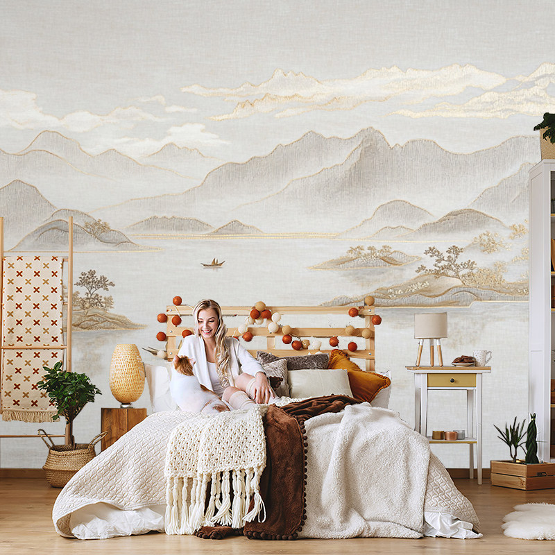 custom wall cloth TV backgroun - Background Film 3D ulasan dan harga