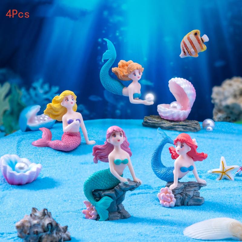 4Pcs Plastic Fish Tank Little  - Aquarium Fish For Sale Online ulasan dan harga