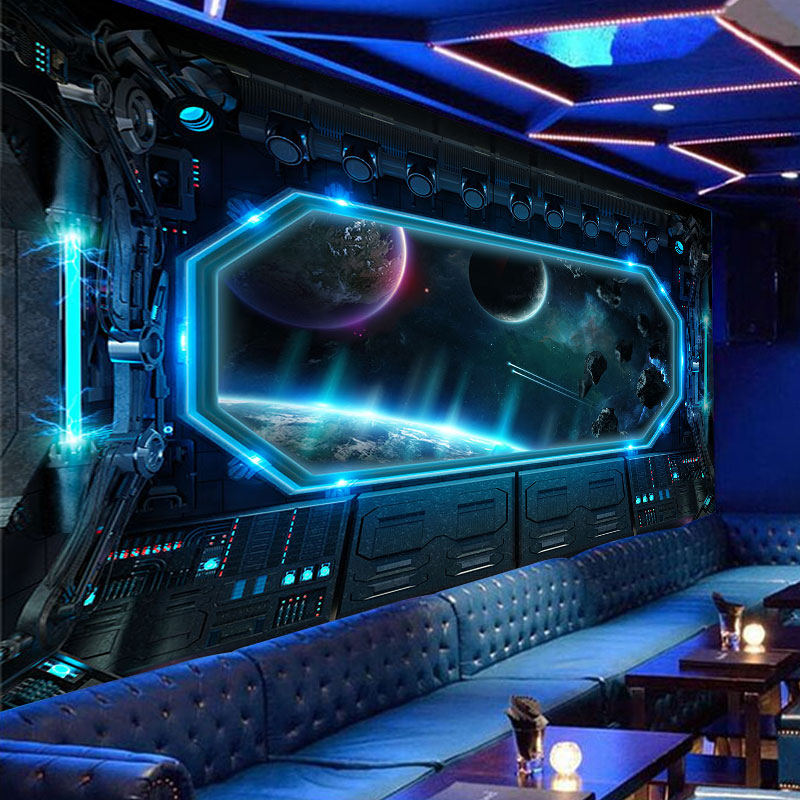 Customized products 3D space c - Background Film 3D ulasan dan harga