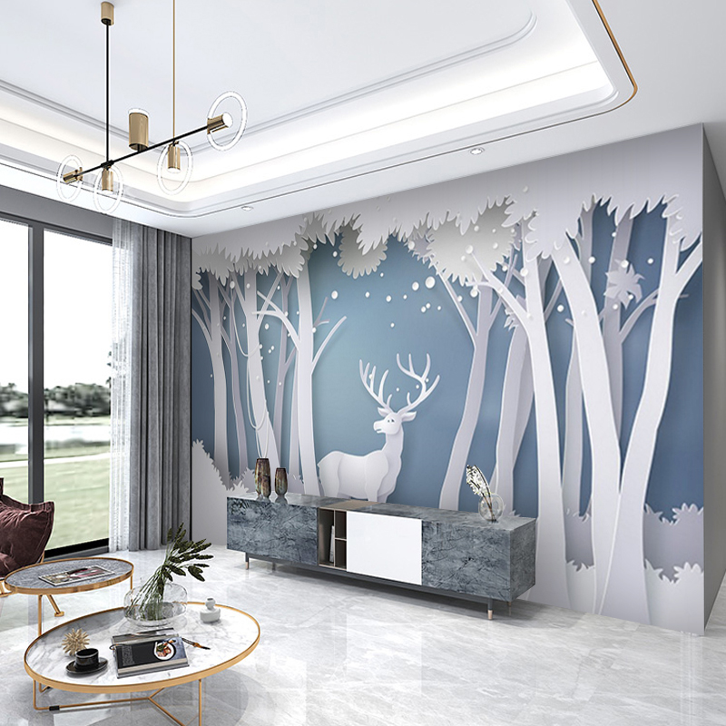 TV background wall decoration  - Background Film 3D ulasan dan harga