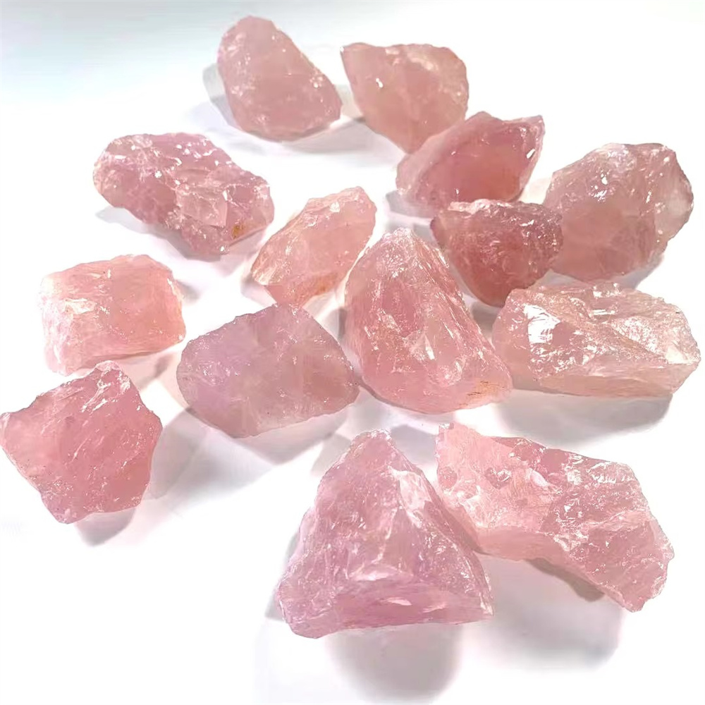 Pure Natural Pink Rose Quartz  - Aquarium Fish Big ulasan dan harga