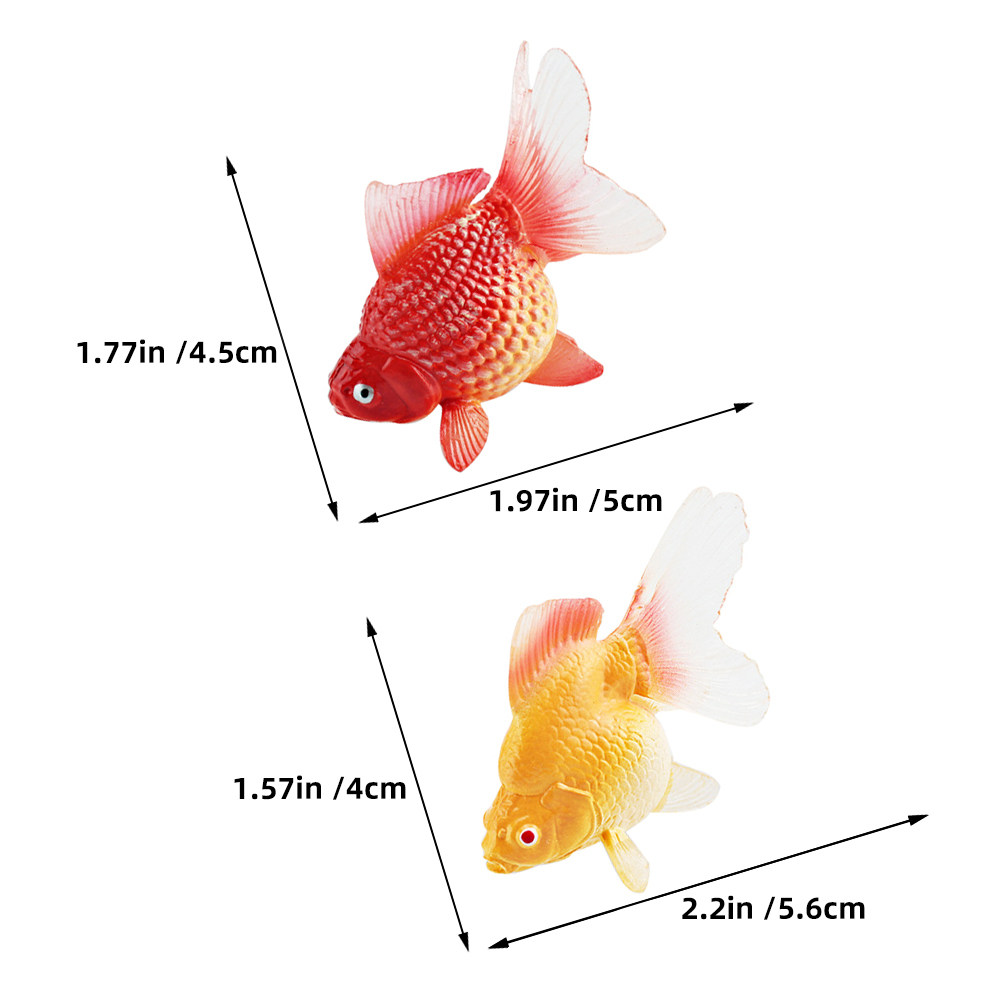 3Pcs Realistic Floating Koi Fi - Fish Toy In Aquarium ulasan dan harga
