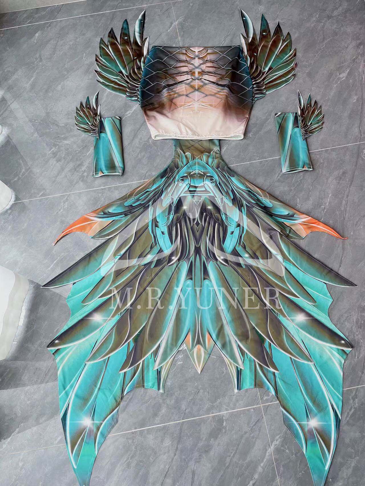 Original Mermaid Big Fish Tail - Aquarium Fish Big ulasan dan harga