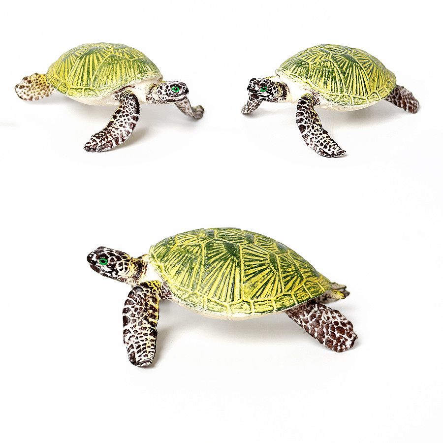 Realistic Miniatures Marine Li - Fish Toy In Aquarium ulasan dan harga
